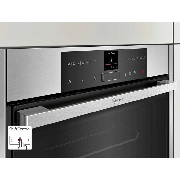 Neff B45VR22N0 (BVR 4522, Backofen, A+, Einbaugerät, elektrisch, Volumen 71 l, Breite 59,6 cm, Selbstreinigung hydrolytische Selbstreinigung, Heißluft, Heißluft Eco, Ober-Unterhitze (konventionell) – Bild 2