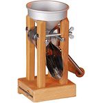Eschenfelder Korn-Quetsche Tischmodell Alutrichter, Holz, 20