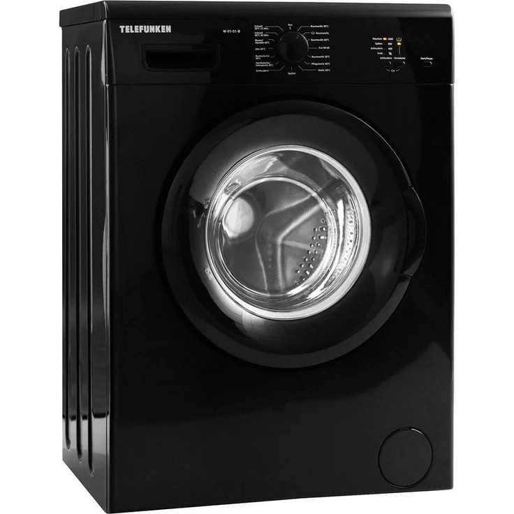 Telefunken W-01-51-B, Frontlader-Waschmaschine, D, Fassungsvermögen 5 kg, Standgerät, Mengenautomatik, Überlaufschutz – Bild 3