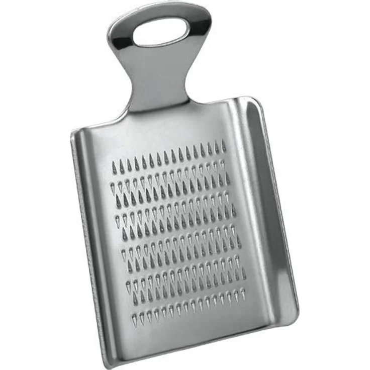 Metaltex 194522000 Mini Ingwer und Knoblauchreibe, Silber – Bild 1