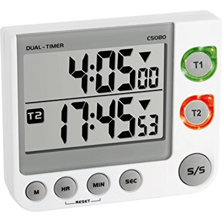 TFA 38.2025 elektronischer 2-fach Timer – Bild 1