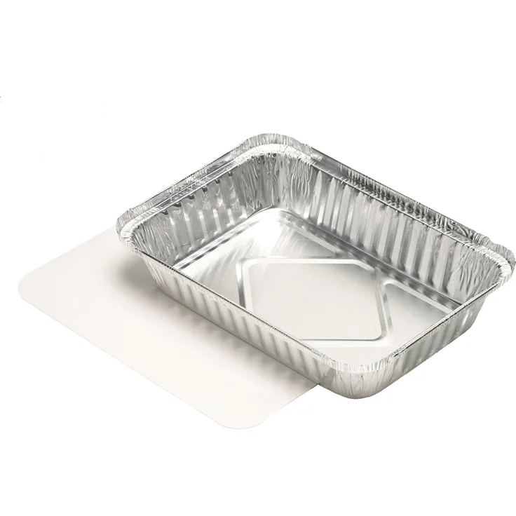 PAPSTAR Aluschalen, Aluminium, Silber, 10.5 x 15.7 x 22.2 cm