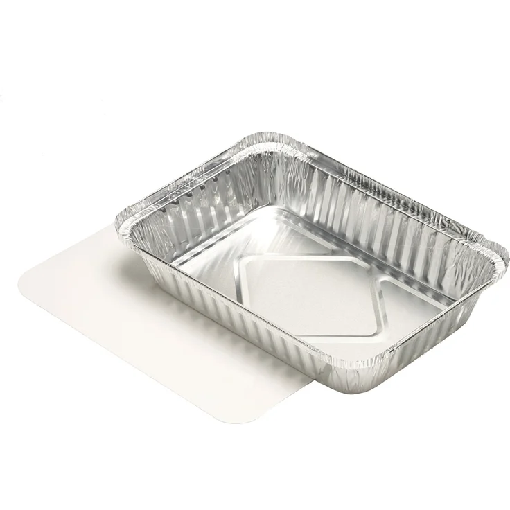PAPSTAR Aluschalen, Aluminium, Silber, 10.5 x 15.7 x 22.2 cm