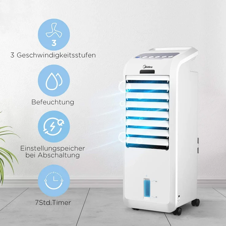 Comfee Midea AC100-16BR Luftkühler Luftbefeuchter – Bild 4
