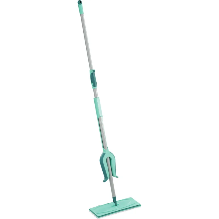 Leifheit Bodenwischer Picobello M micro duo Telescope mit Auspressmechanik, Schrubber mit Wischpad micro duo, kompakter Wischer mit 33 cm Wischbreite, Bodenreiniger für Fliesen und Laminat – Bild 1