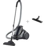 AEG LX5-2-4T Staubsauger ohne Beutel (1,8 l Staubbehälter, inkl. Zusatzdüsen, ergonomisches Design, große Räder, 4-stufige Staubtrennung, 750 Watt, 7 m Aktionsradius, Hygiene Filter, grau)