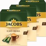 Jacobs Typ Café Crema, 3er Pack, löslicher Kaffee, Instantkaffee, Instant, 3 x 25 Portionen