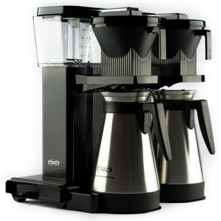 Moccamaster Filter Kaffeemaschine KBGT20, 2x 1.25 Liter, 2900 W, Black