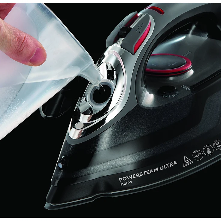 Russell Hobbs Bügeleisen Powersteam Ultra (3100 Watt, 210 g-min Extra-Dampfstoß, Keramik-Bügelsohle, Selbstreinigungs- & Sprühwasserfunktion, Tropfstopp, Vertikaldampf), Dampfbügeleisen 20630-56 – Bild 11