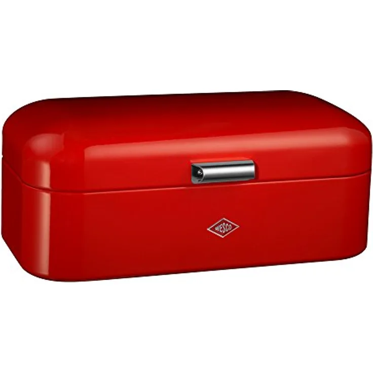Wesco 235 201 Grandy Brotkasten rot 22x42x17cm L-B-H, Edelstahl