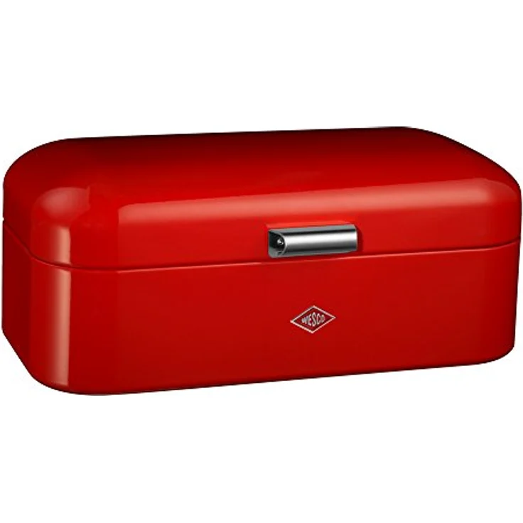 Wesco 235 201 Grandy Brotkasten rot 22x42x17cm L-B-H, Edelstahl
