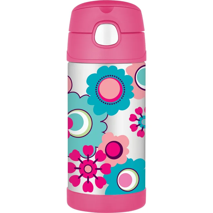 Thermos Floral Funtainer Trinkflasche 355 ml Pink