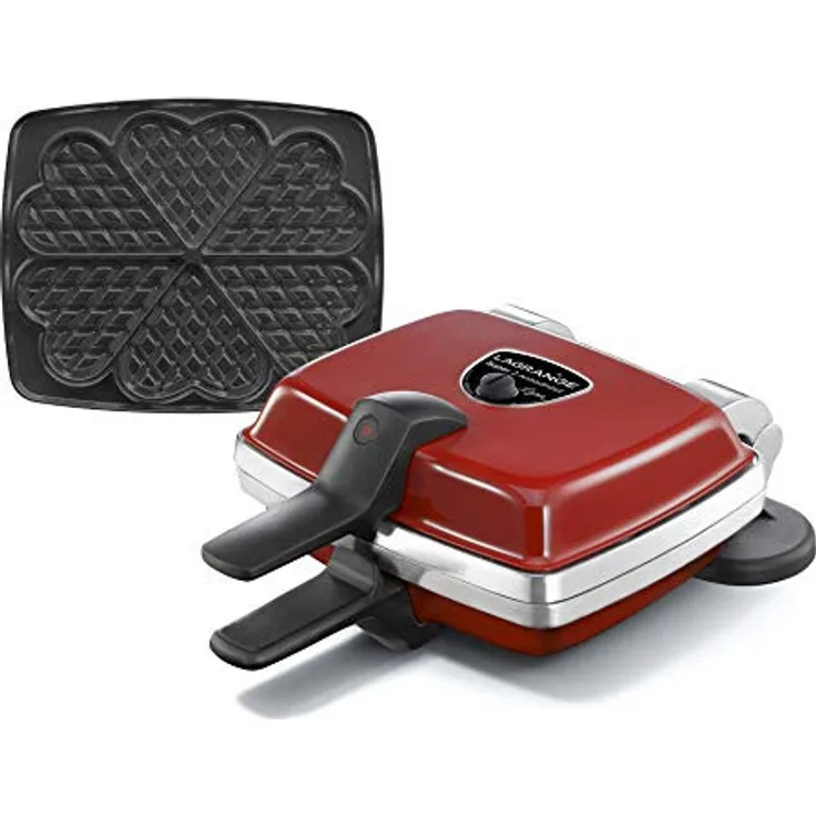 Lagrange Waffeleisen 1000W, rot