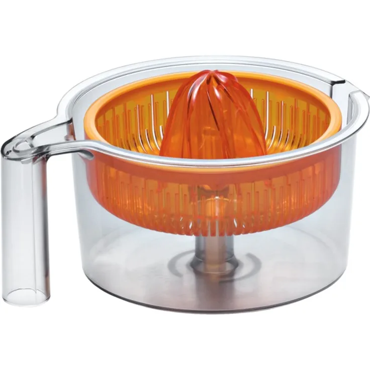 Bosch MUZ5ZP1 Zitruspresse transparent mit orangem Presskegel, für alle Bosch MUM5 Modelle