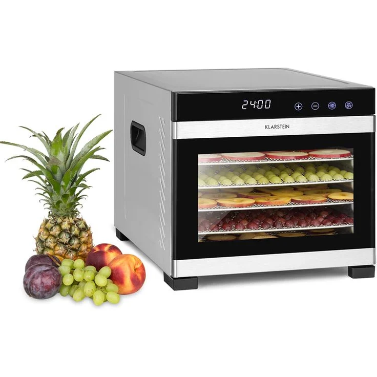 Flavour Dry Dörrautomat 35-75°C LCD-Touch-Display Timer schwarz – Bild 1