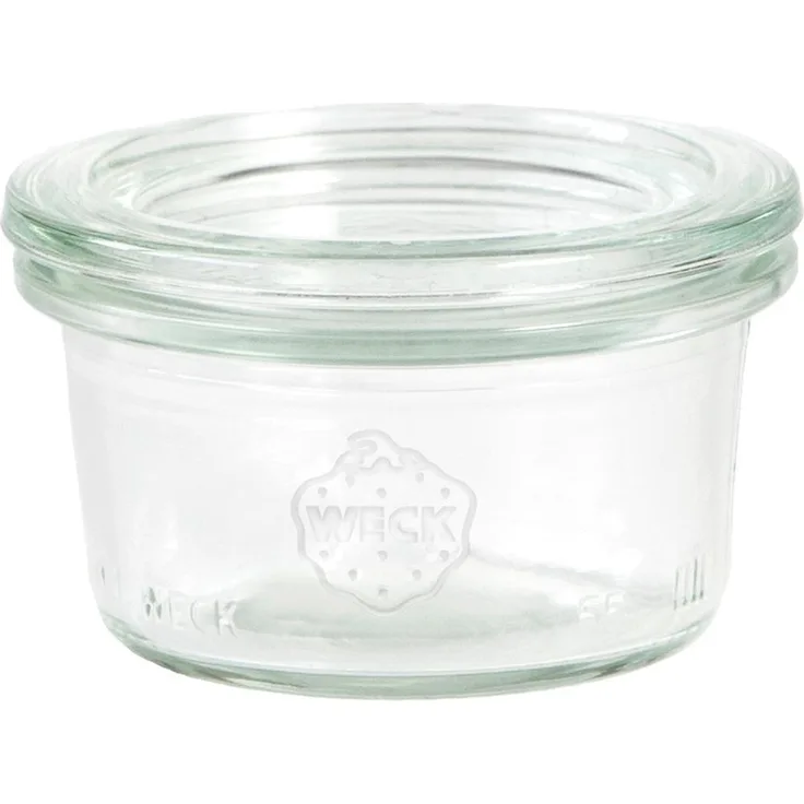 Weck Mini-Sturzglas 50 ml, ohne Ringe und Klammern, 12 stücke