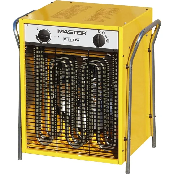 Master 4012013 Elektro Heizlüfter B 15 EPB 15,0 KW-3 Heizstufen-400 V, 400 V, gelb, Heizlüfter