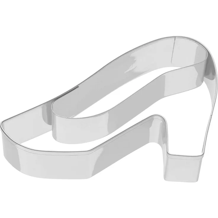 Kaiser Plätzchen Ausstecher Schuh, Hochzeit, Edelstahl, Ausstechform für Kekse, 5 x 8 x 2,5 cm