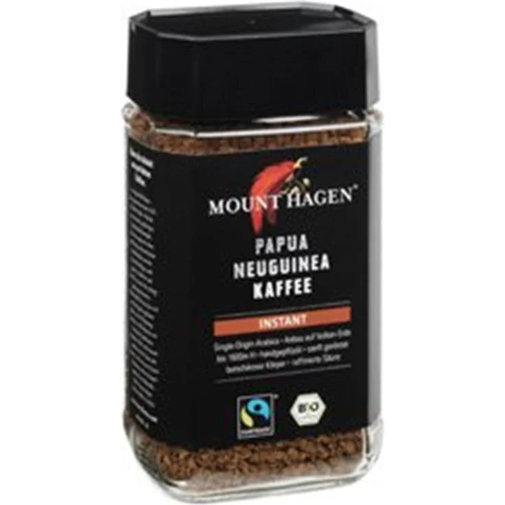 Mount Hagen Bio Instant Kaffee 100g – Bild 1