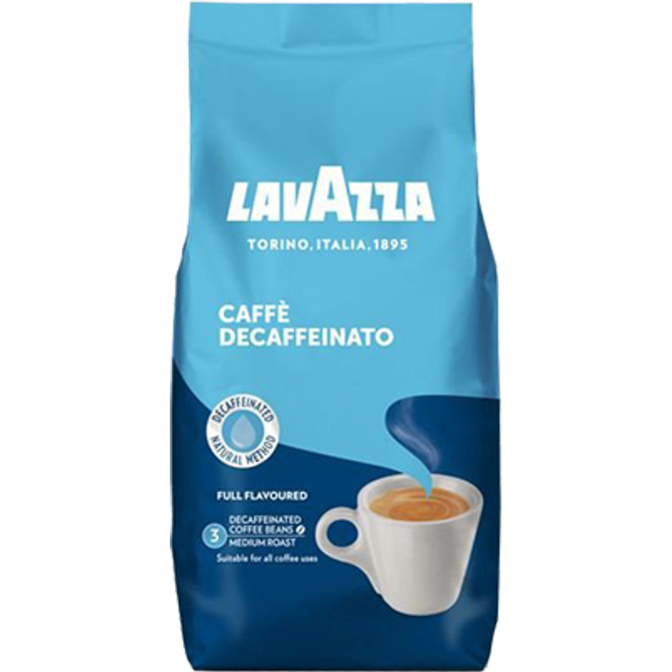 Lavazza Kaffeebohnen - Caffè Crema Decaffeinato - entkoffeiniert - 1er Pack (1 x 500g)