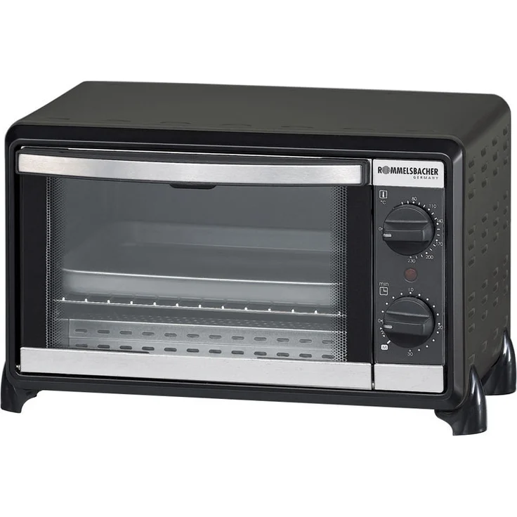 ROMMELSBACHER Kleinbackofen BG 950 ''Speedy'' - 10 Liter Backraum, 2 Quarzheizelemente, Temperatur von 80 - 230 °, Ober--Unterhitze, Zeitschaltuhr, antihaftbeschichteter Backraum, Doppelverglasung – Bild 1