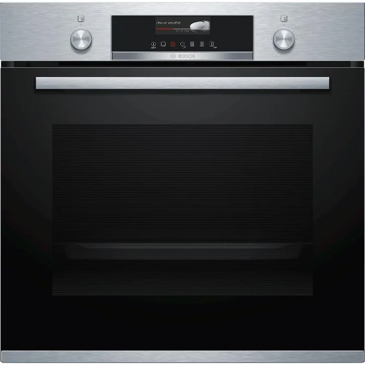 Bosch HBG579BS0, Serie 6, Backofen, A, Einbaugerät, Volumen 71 l, 60 x 60 cm, AutoPilot, TFT-Display, Versenkknebel, Pyrolyse, Reinigungsunterstützung, edelstahl