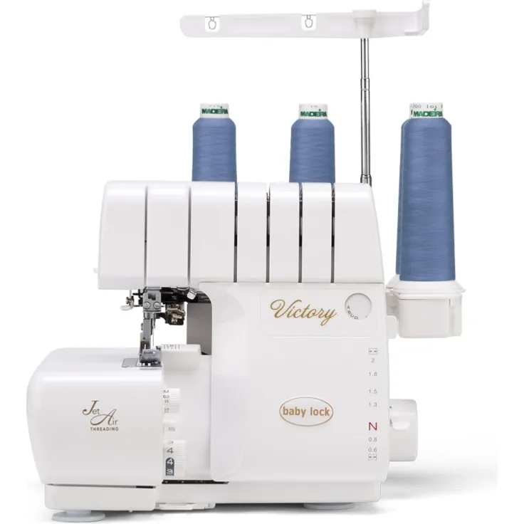 Baby Lock Victory 4 Faden Overlock Overlock-Nähmaschine, weiß
