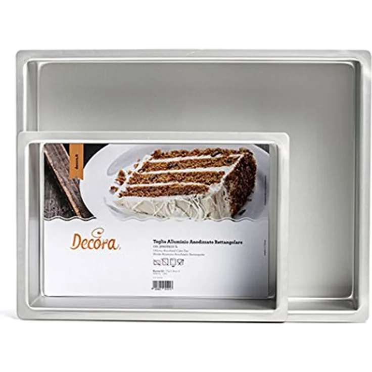 Decora 0062646 Profi-BACKFORM RECHTECKIG AUS ELOXIERTEM Aluminium cm 20 X 30 X