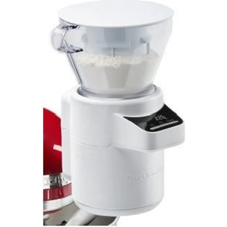 KitchenAid 5KSMSFTA Siebvorsatz mit digitaler Waage, Einfülltrichter, Abnehmbarer Sieb, Einfüllschütte, Kunststoff – Bild 7