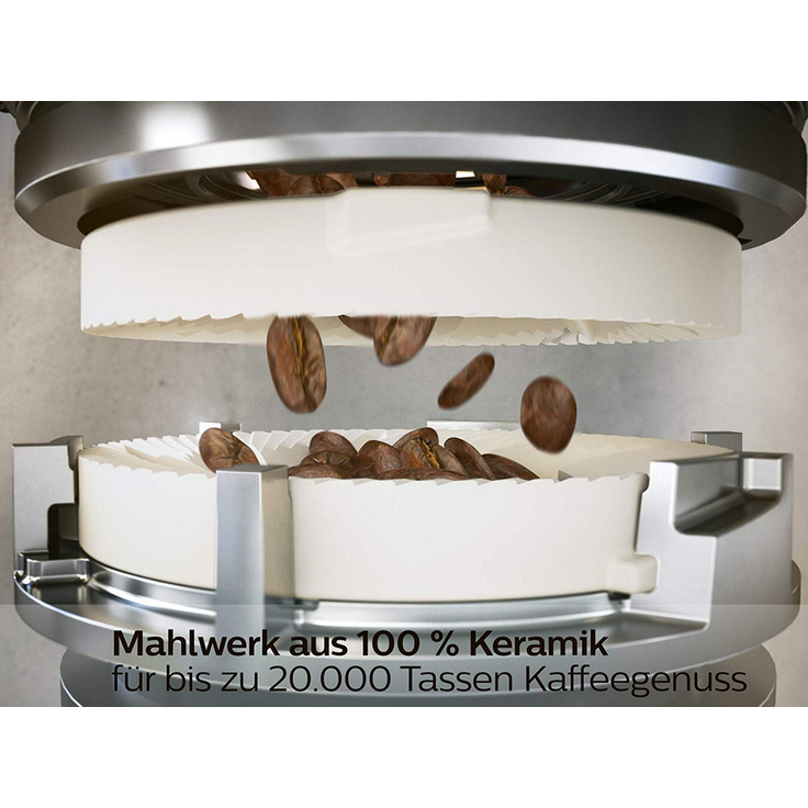 Philips 2200 Serie EP2231-40 LatteGo Kaffeevollautomat mit integriertem Mahlwerk, 3 Kaffeespezialitäten, schwarz – Bild 9