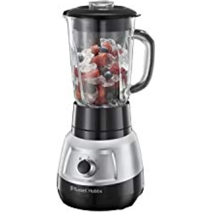 Russell Hobbs 25710-56 Velocity Glas-Standmixer, 1-PS-Motor, 20.000 U-min, 4-flügeliges Edelstahlmesser