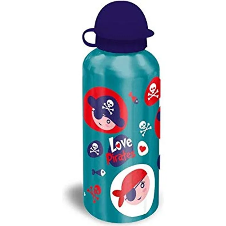 Kids Trinkflasche aus Aluminium, Kollektion Pirat Home Unisex für Erwachsene