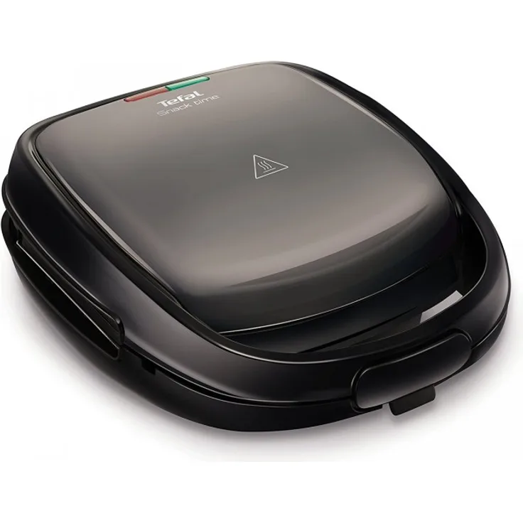 Tefal Snack Time 2in1 Kombi-Gerät SW341B [Waffeleisen belgisch und Sandwichtoaster dreieckig, 2 herausnehmbare, antihaftbeschichtete Plattensets spülmaschinengeeignet, multifunktional, 700W]