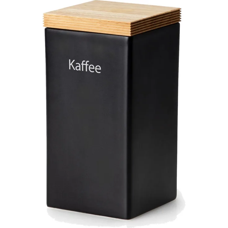 Continenta Vorratsdose Keramik 1200ml, schwarz