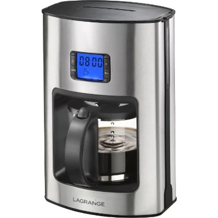 Lagrange 529 001 Naos Filterkaffeemaschine Edelstahl 23,4 x 17,2 x 32,6 cm