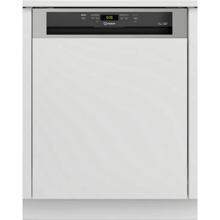 Indesit DBC3C24ACX, Geschirrspüler, E, Geräuschemissionsklasse B, Geräuschemissionen 44 Dezibel