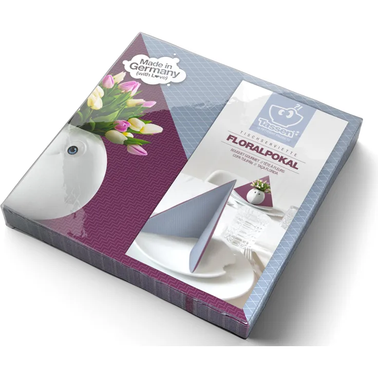 Fiftyeight Products Servietten Lunch 33x33 cm Floral Pokal