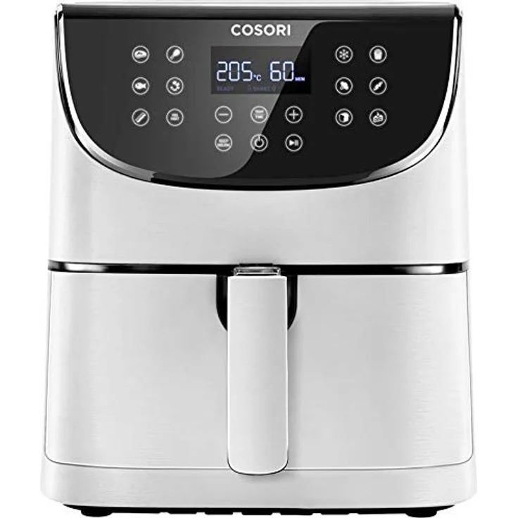 COSORI CP158-AF-RXW 5,5L XXL, Heißluftfritteuse, ohne Öl, 5,5 Liter Fassungsvermögen, XXL, Weiß, Kunststoff – Bild 1