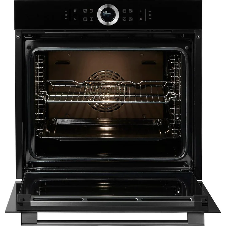 Bosch HBG635BB1 Serie 8, Backofen, Energieeffizienzklasse A+, Einbaugerät, Volumen 71 l, Breite 59,5 cm, groß (ab 65 l), hydrolytische und teils katalytische Selbstreinigung, schwarz – Bild 5