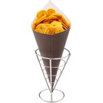 Restaurantware RWA0024 Paper Food Cone, schwarz