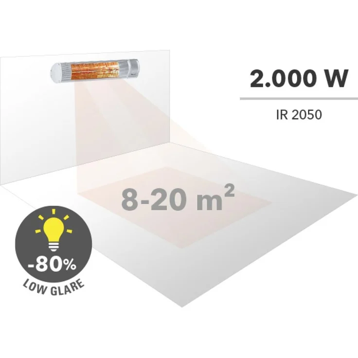 Trotec Infrarot Heizstrahler IR 2050, Heizstrahler – Bild 5