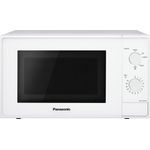 Panasonic NN-E20JWMEPG Mikrowelle, Standgerät, 800 Watt, 20 Liter Garraum, Durchmesser der Teller: 25 cm, weiß