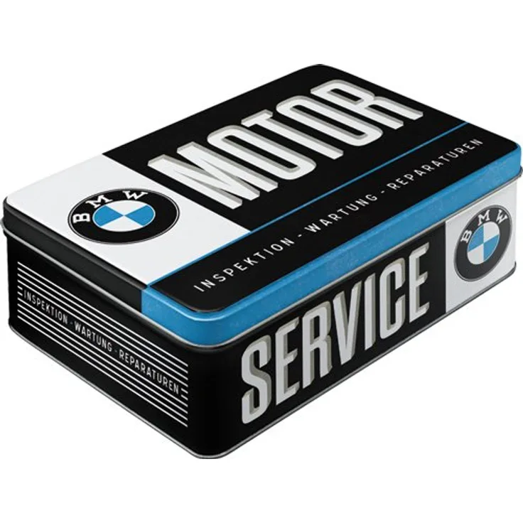 Nostalgic-Art 30737, BMW Service Vorratsdose Flach, Metall, 23 x 16 x 7 cm