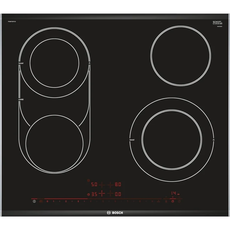 Bosch PKM675DP1D, Kochfeld, Einbaugerät, Autark ja, Betriebsart elektrisch, Anzahl Kochstellen 4 – Bild 1