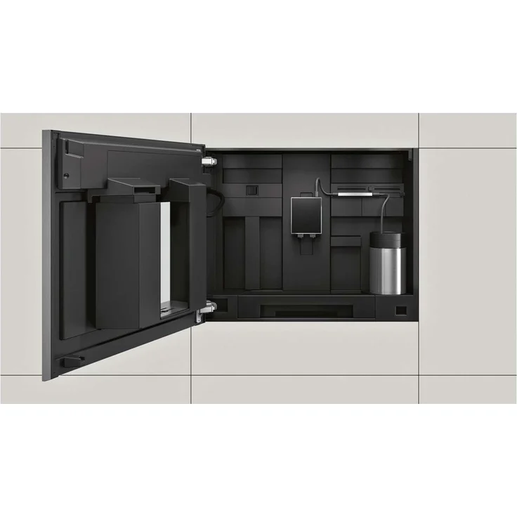 Neff CKS1561N Einbau-Kaffeemaschine aus Edelstahl, SensoFlow System, mit Milchsystem und integriertem Mahlwerk – Bild 3