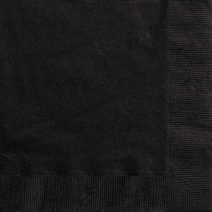 servietten schwarz 17 x 17 cm 20 Stück