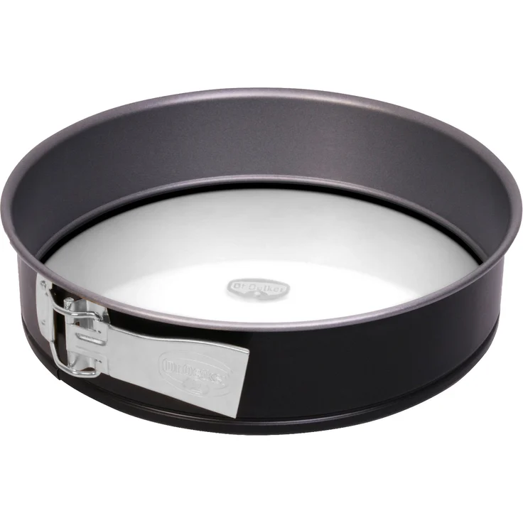 Dr. Oetker Springform Ø 26 cm mit Glasboden Backform mit schnitt- & kratzfestem Glas-Boden, runde Kuchenform mit Antihafteigenschaften, Menge: 1 Stück – Bild 1