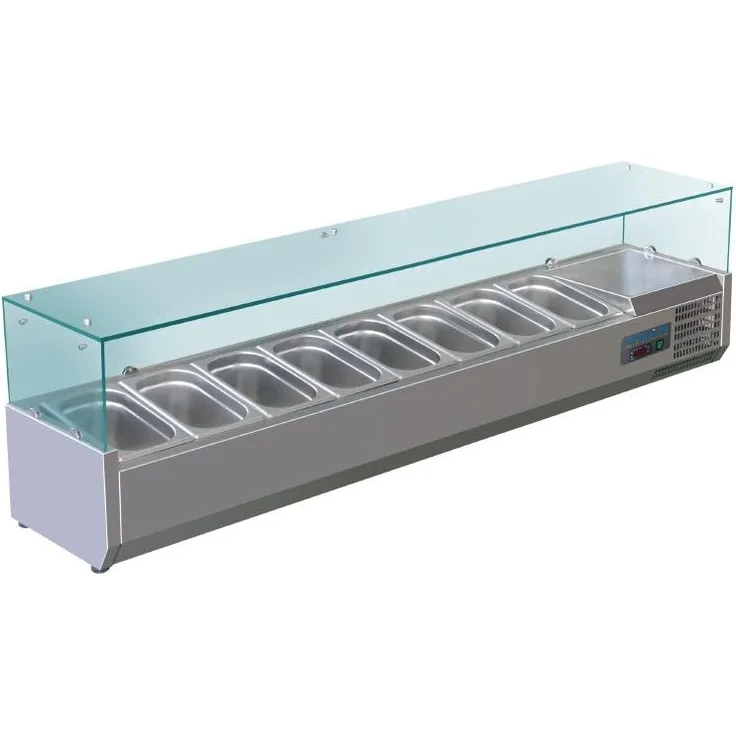 Polar Aufsatzkühlvitrine 8xGN1/4