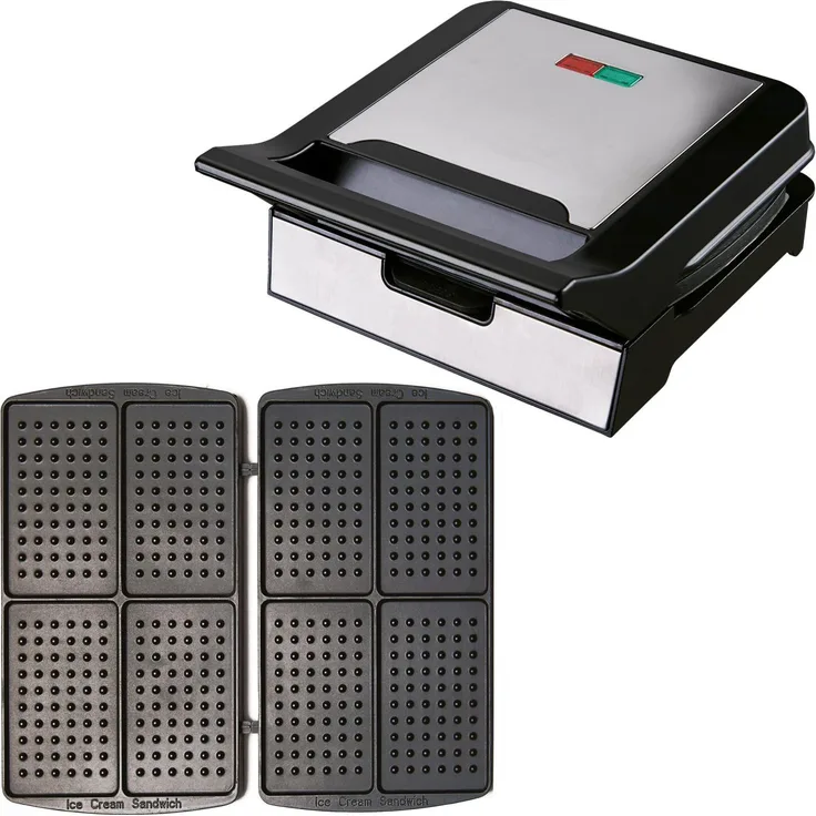 Ice Cream Sandwich Maker Kombigerät mit wechselbaren Platten
