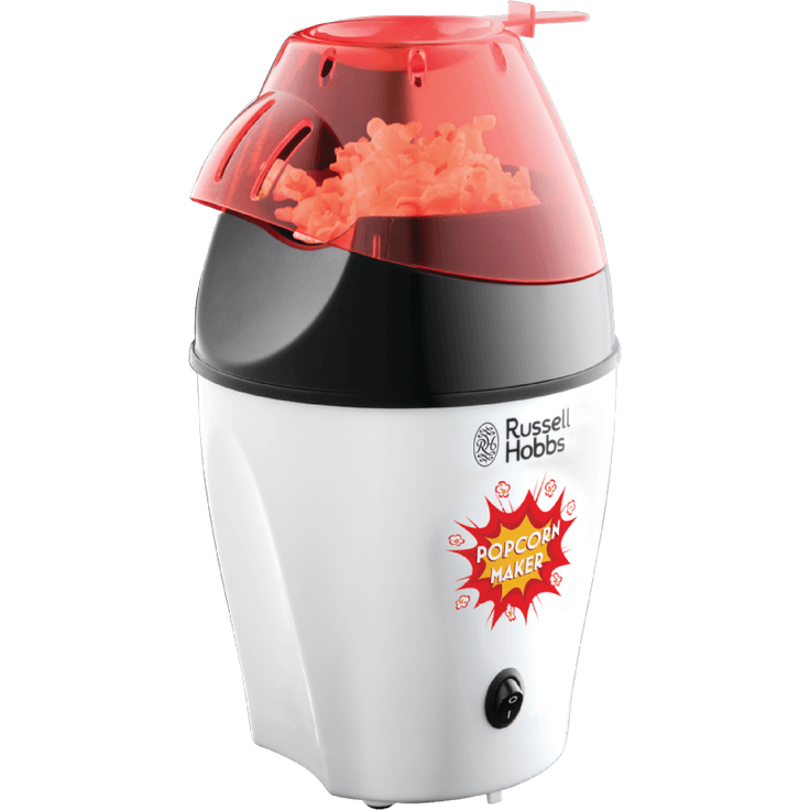 Russell Hobbs Popcornmaschine Fiesta Heißluft Popcorn Maker, ohne Fett & Öl, inkl. Messlöffel, 1200 Watt, 24630-56 – Bild 2